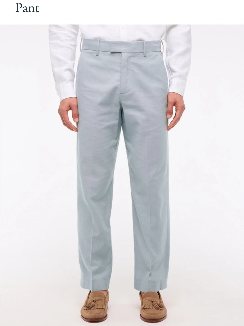 Abercrombie & Fitch Men’s Collins Linen-Blend Suit Pants
